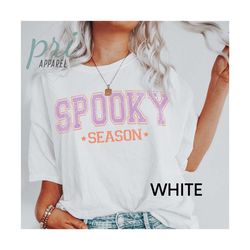 spooky season halloween shirt, comfort colors shirt, cute halloween shirt, gift for her, halloween clothes for women, sp