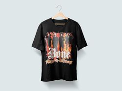 new bone thugs vintage 90s t-shirt , 90s hip hop rap tee, vintage style t-shirt, bone thugs graphic tee