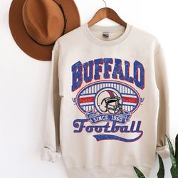 buffalo football t-shirt sweatshirt, vintage style buffalo football, bill sweatshirt, buffalo new york, buffalo football