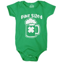 pint sized, irish family, st patricks day baby romper, baby st pattys day, irish baby shower gift,st patricks day clothe