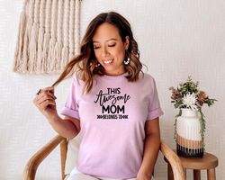 this awesome mom belongs to shirt, mothers day shirt, gift for mom, gift for mom, personalized mom gift,personalized shi