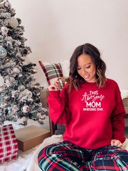 this awesome mom belongs to sweatshirt, mothers day sweatshirt, gift for mom, personalized mom gift,personalized shirt,m
