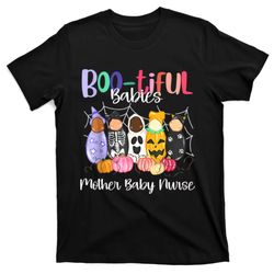 bootiful babies mother baby nurse funny halloween t-shirt