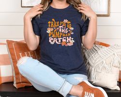 retro take me to the pumpkin patch fall shirt, pumpkin pie shirt, aesthetic fall graphic tee, pumpkin patch shirt, pumpk