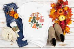 it's all fall y'all shirt, fall shirt, pumpkin shirt, cute fall shirt, leopard print pumpkin shirt, fall mom shirt, fall