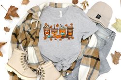 fall coffee shirt, cute fall sweatshirt, thanksgiving shirt, halloween shirt, fall sweatshirt, coffee lover shirt, pumpk
