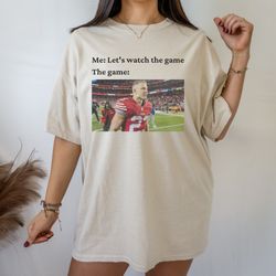 watch the game christian mccaffrey tshirt, san francisco 49ers shirt, nfl vintage shirt, 90s christian mccaffrey gear