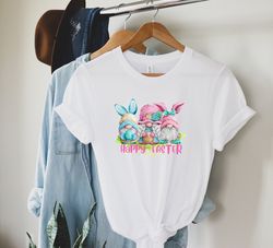 easter day shirt, gnome bunny shirt, happy easter shirt, easter gift, easter day shirt, gnome shirt, easter day gifts, k