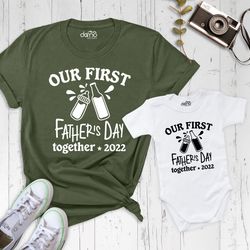 our 1st fathers day shirts, fathers day matching shirt, daddy matching shirts, custom fathers day shirt, fathers day dad