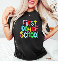 first day of school sweatshirt, first day of student, cute student sweatshirt, first day of kindergarten, first day of s