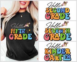 hello school shirt, hello preschool shirt, hello school squad shirt, cute kindergarten shirt, hello fifth grade shirt, h