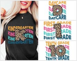 leopard print school shirt, happy student sweatshirt, daycare shirt, tenth grade shirt, happy school sweatshirt, school