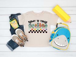 ready to teach t-shirt, teacher shirt, teacher gift, teacher life, teacher appreciation shirt, cute teacher shirt, check