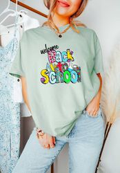 school items shirt, welcome back to school sweatshirt, happy student hoodie, gift for student, preschool teacher gift