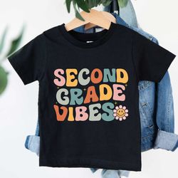 second grade vibes shirt, 2st grade vibes shirt, welcome to school tee, first day of school, hello 2st grade shirt, back