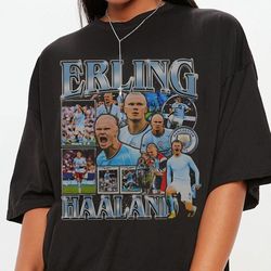 erling haaland t-shirt, retro erling haaland t-shirt, soccer shirt, classic 90s graphic tee, vintage bootleg, vintage ov