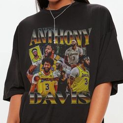 limited anthony davis shirt basketball vintage 90s design retro bootleg fans tshirt sport american homage classic graphi