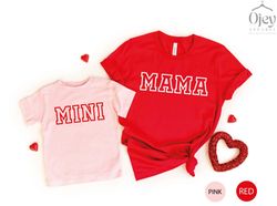 mama mini onesie toddler, mama  me valentine shirt, valentine mom gift, baby valentine shirt, gift for mom valentine, va