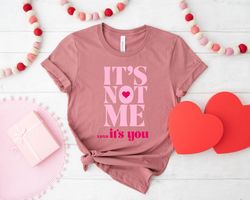 Valentines Day Shirt It is Not Me It is You Valentines Days Shirts For Women Men Tee  Tshirt , Valentine Gift Heart Love