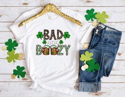 bad boozy lucky patrick day shirt, lucky shirt, patrick day shirt, shamrock shirt, st patrick day shirt, irish day shirt