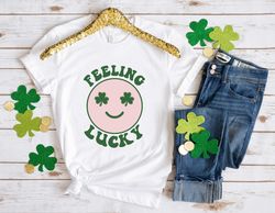 feeling lucky patrick day shirt, lucky shirt, patrick day shirt, shamrock shirt, st patrick day shirt, irish day shirt ,