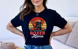 boxer mama tshirt, boxer mama pitbull tshirt, boxer mama gift shirt, mothers day boxer pitbull mama gift tee, boxer mama