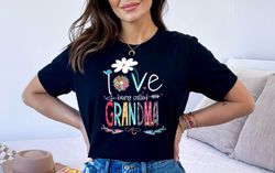 Love Being Called Grandma Tshirt, Grandma Tshirt, Cute Grandma Gift Tshirt, Mothers Day Grandma Tshirt, Funny Grandma Ts