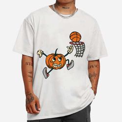 pumpkin playing basketball t-shirt - cruel ball