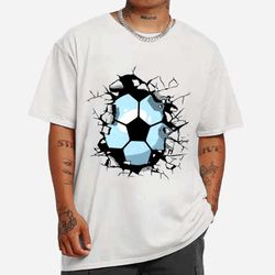 soccer ball breaking wall t-shirt - cruel ball