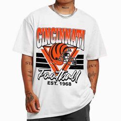 Sunday Retro Cincinnati Bengals Helmets NFL T-Shirt - Cruel Ball