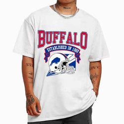 Vintage Football Team Buffalo Bills Established In 1960 T-Shirt - Cruel Ball