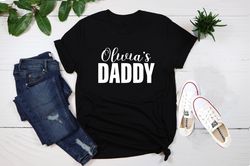 customized dad shirt, custom dad shirt with kids names, personalized shirt for dad, custom dad shirt, fathers day shirt,