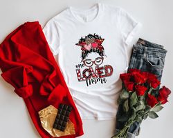 One Loved Mama Valentine Day Shirt, Valentines Day Shirt, Vintage Valentine, Retro Love, Valentine Retro Heart Shirt,Val