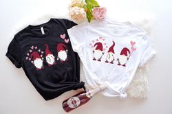 Valentines Gnome Shirt, Heart Balloon Shirt, LOVE Valentines YAll  Shirt, Cute Valentines Day Shirt, Cute Heart Shirt, H