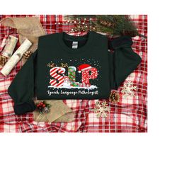 Christmas Shirt, Christmas SLP Shirt, Speech Therapy Shirt, Speech Shirt, Christmas Gift For SLP, SLP Shirt