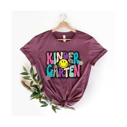 kinder garten shirt, kindergarten teacher shirt, back to school gift,kindergarten team tshirt, teacher appreciation shir