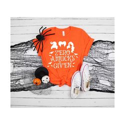 Zero Amucks Given Shirt, Sanderson Sisters Shirt, Halloween 2023 Shirt, Sanderson Sisters Halloween Shirt,Halloween Part