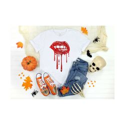Vampire Lips Shirt,Halloween Party Shirts, Hocus Pocus,Sanderson Sisters Tee,Halloween Outfit, 2023 Halloween Shirts,Vam