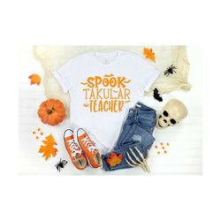 Spook Takular Teacher Shirt,Halloween Teacher Shirt, Elementary School Teacher Shirt, Teacher Gift,Teacher Halloween, Sc