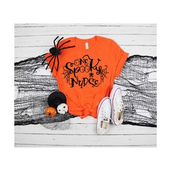 One Spooky Nurse Shirt, Halloween Tshirts For Nurses, Nurse Halloween Shirt Women, Halloween Nurse Shirts, Halloween Nur