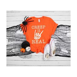 Creep It Real, Funny Halloween Shirts, Witch Shirt, Hocus Pocus Shirt, Basic Witch Shirt, Happy Halloween Shirt,Hallowee