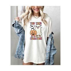 tis the season shirt, cute halloween shirt, cute spooky shirt, halloween gift, pumpkin shirt, spooky season tee,comfort