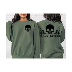 let's go brandon sweatshirt, halloween trump supporter sweatshirt, patriotic sweater, maga halloween political shirt, gi