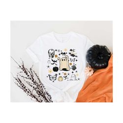 halloween doodles tshirt, halloween things sweatshirt, cute halloween tshirt, witch sweatshirt, black cat shirt, spooky