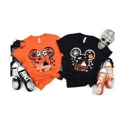 custom disney 2024 halloween shirt,disney 2024 halloween shirt,mickey minnie halloween shirt,custom family disney tshirt