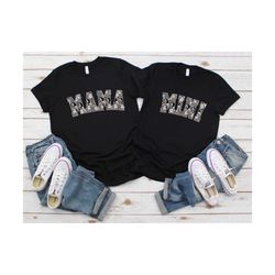 mommy and me halloween sweatshirts,matching halloween shirts mama and mini,horror characters mama and mini tshirt,gift f