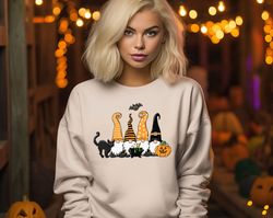 Halloween Gnomes Sweatshirt, Halloween Sweatshirt, Halloween Gnomes Sweatshirt, Halloween Funny Sweatshirt, Halloween Gn