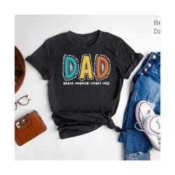 Dad Brave Warrior Smart Shirt, Bible Verses Dad Shirt, Father's Day Gift,Best Dad Ever Shirts,Cool Dad Gift,Christian Fa