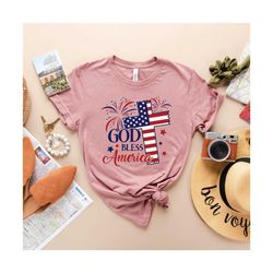 god bless america shirt,4th of july tee,4th of july tshirt, independence shirt, independence day gift, usa shirt, red wh