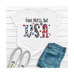 God Bless The USA, Premium Soft Unisex Tee,Fourth of July, 4th of July shirt, American Flag, make America great again